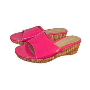 Montego Bay Club Barbie Pink Wedge Slide Sandals Size 8.5